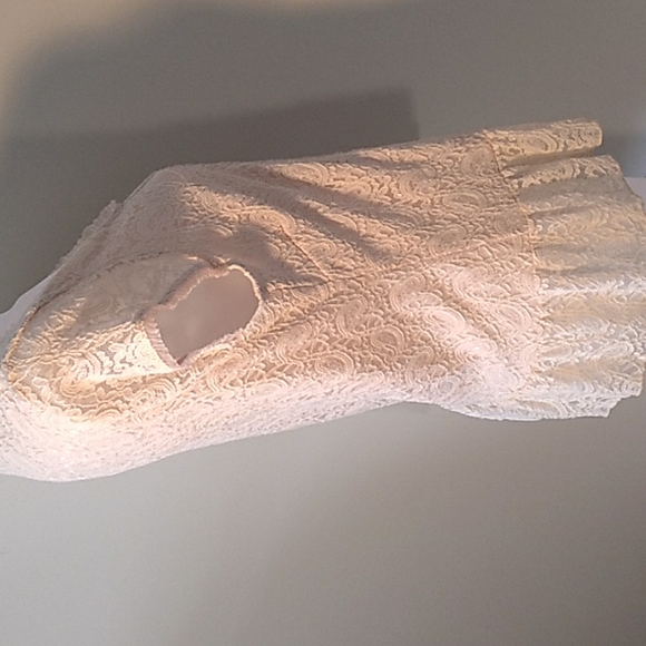 Vintage Lace Faux Corset Style Y2K Boho Fairy Top by Studio 1940. - Picture 8 of 13